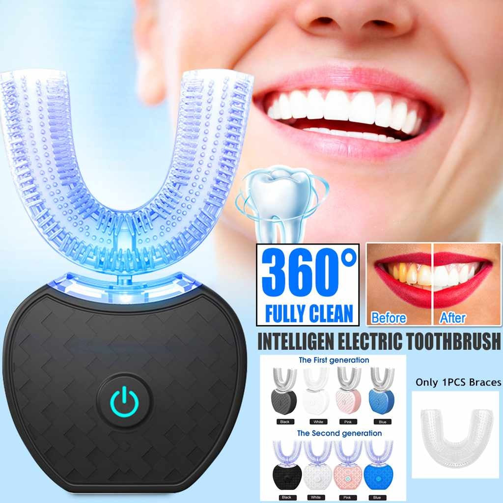360 Degrees Intelligent Automatic USB Chargeable Tooth Brush