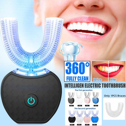 360 Degrees Intelligent Automatic USB Chargeable Tooth Brush